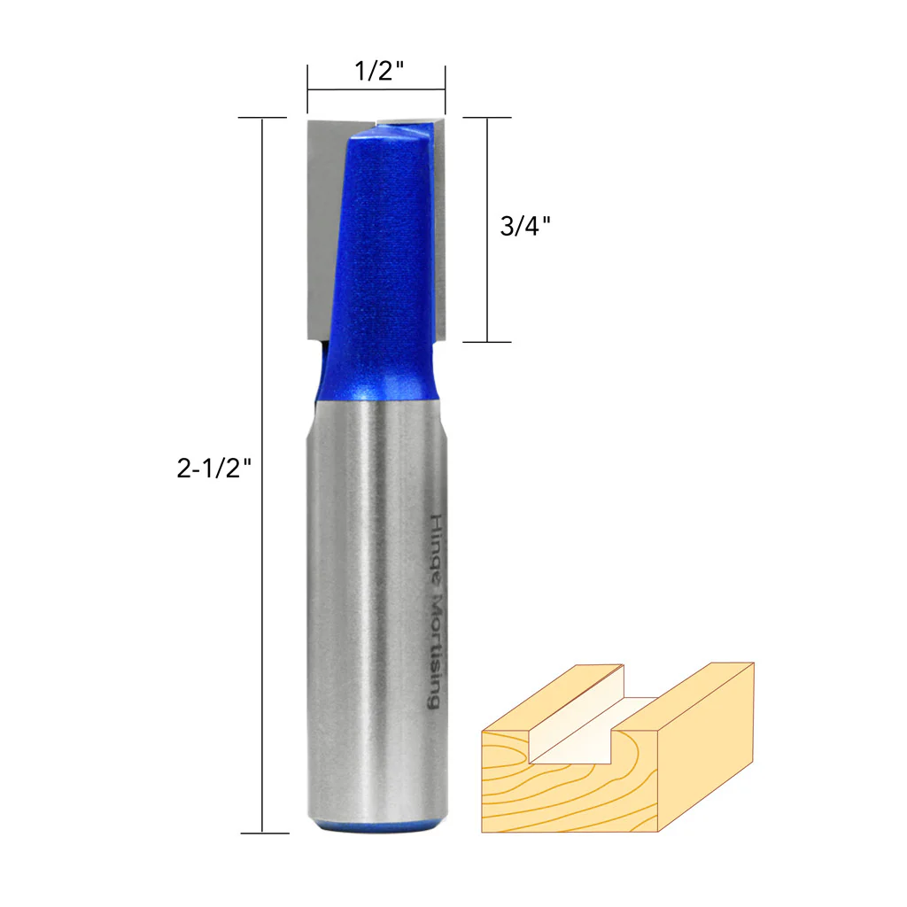 1/2" HINGE MORTISE ROUTER BIT 1/2" SHANK - Image 5