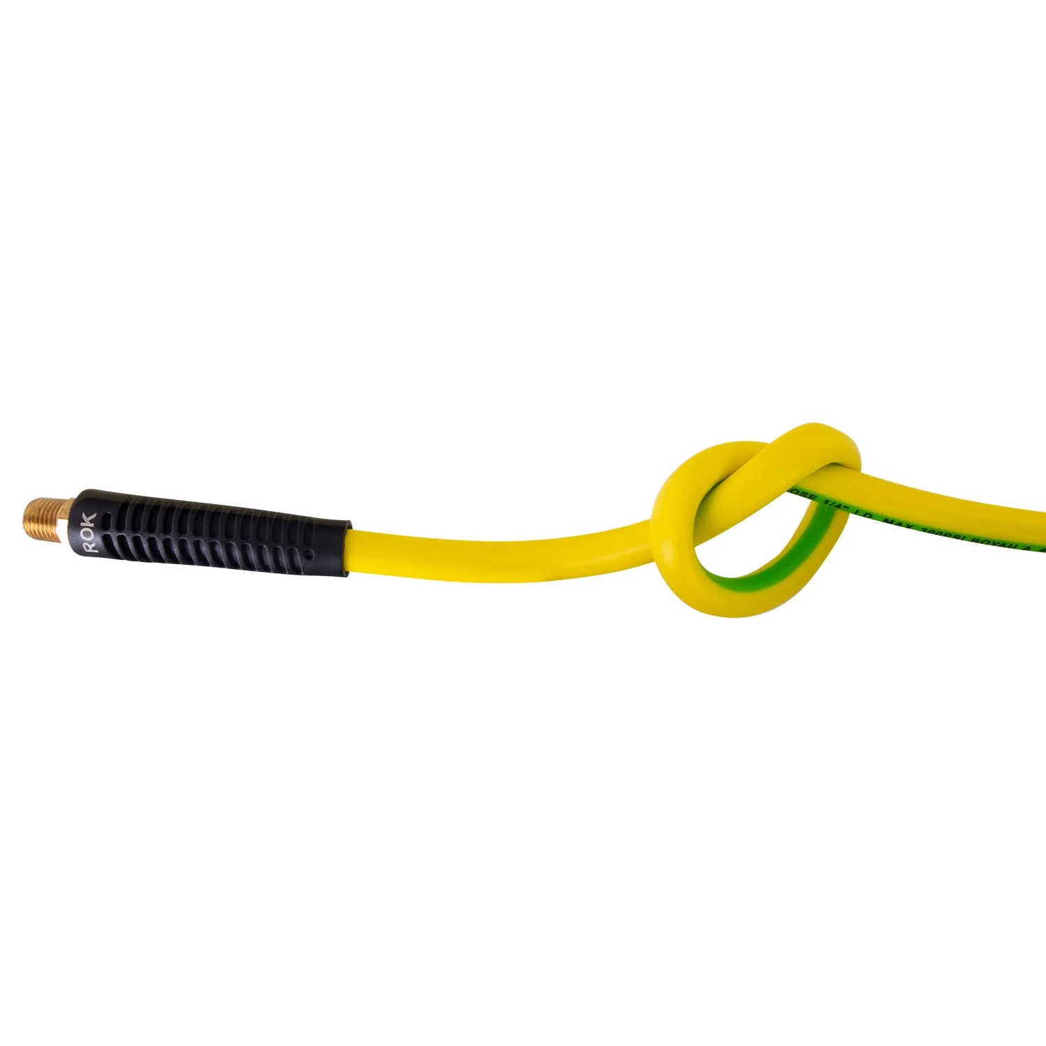 1/4" X 25' HYBRID AIR HOSE YELLOW & GREE - Image 3