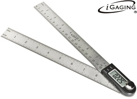 10" DIGITAL RULE & PROTRACTOR IGAGING