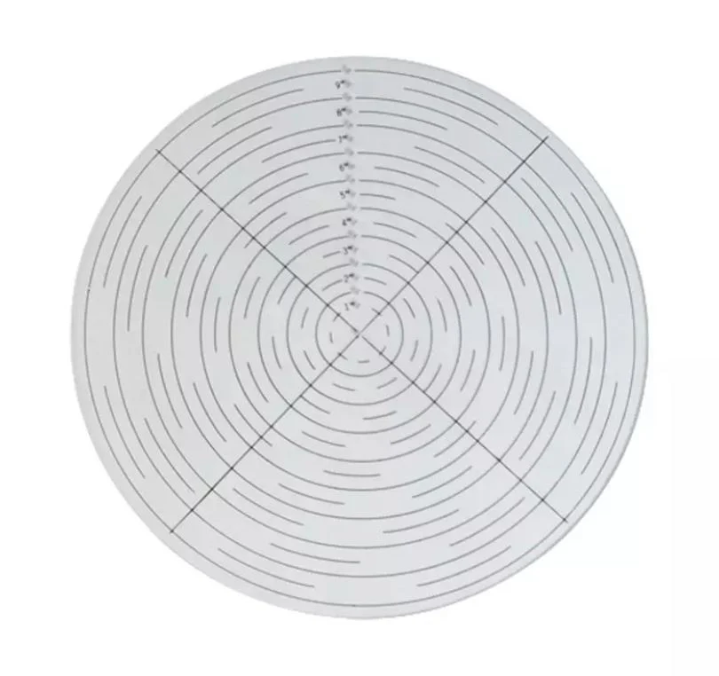 10" ROUND CENTER FINDER