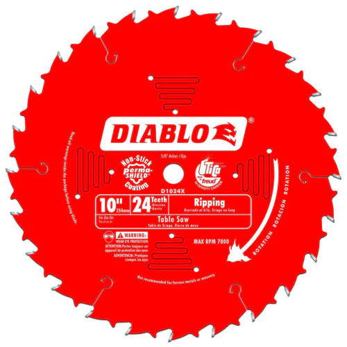 10" X 24T RIPPING BLADE DIABLO