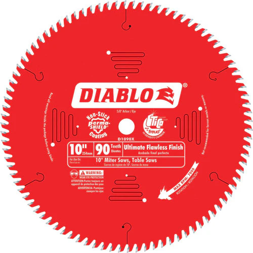 10"X90T FLAWLESS FINISH BLADE DIABLO