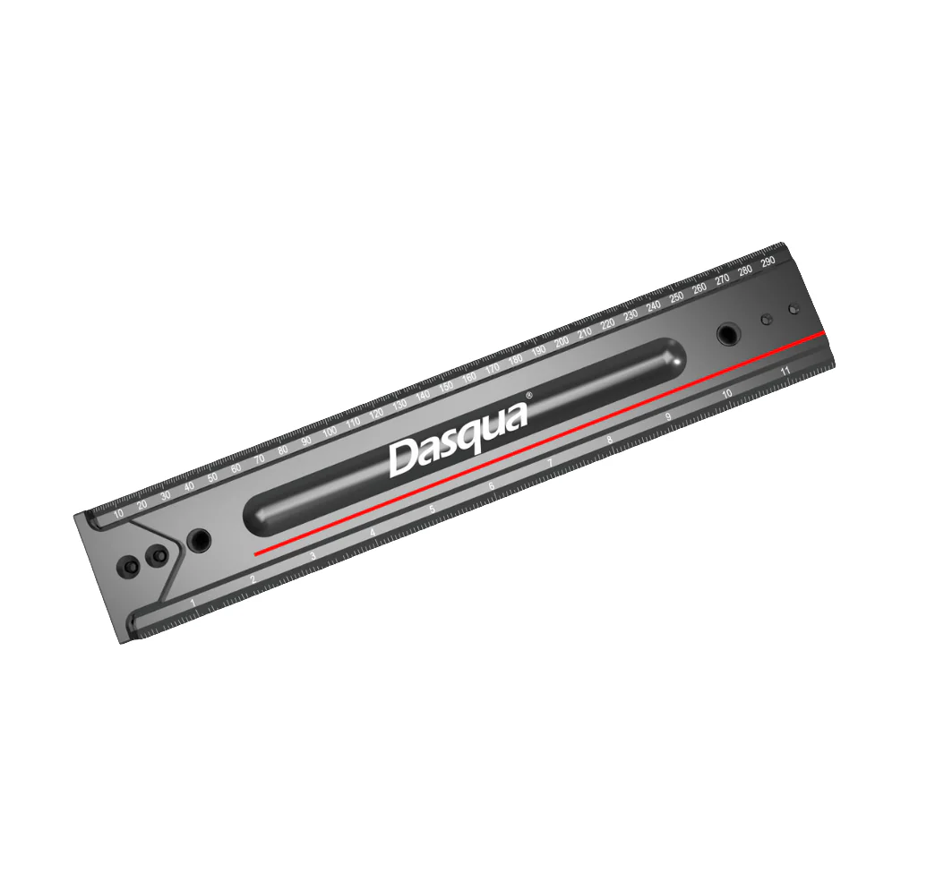 12" MEASURING RULER WITH HOOK STOP - Image 2