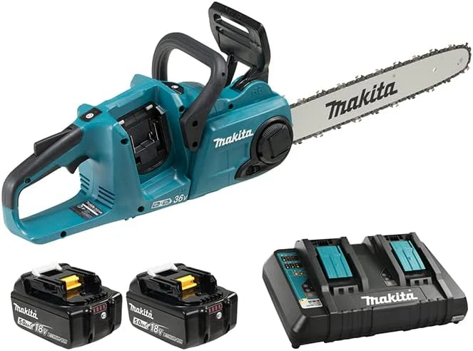 18V BRUSHLESS 16" CHAINSAW W/2 BATTERIES