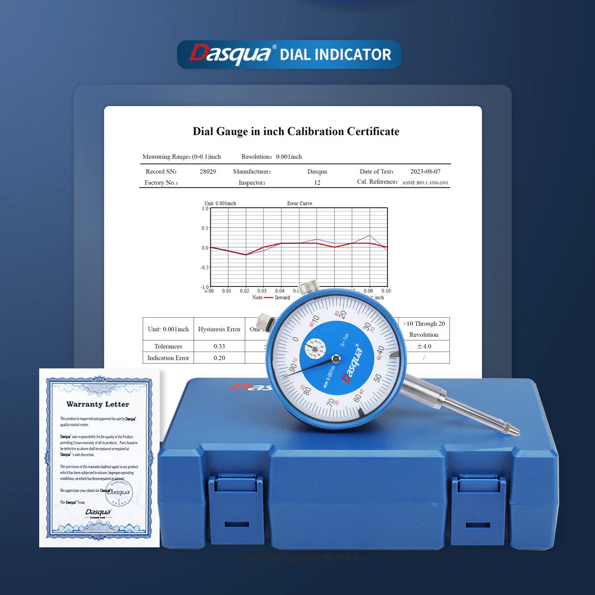 1" PRECISION DIAL INDICATOR 0.001" ACCUR - Image 10