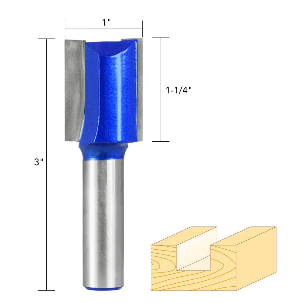 1" STRAIGHT ROUTER BIT 1/2" SHANK - Image 5