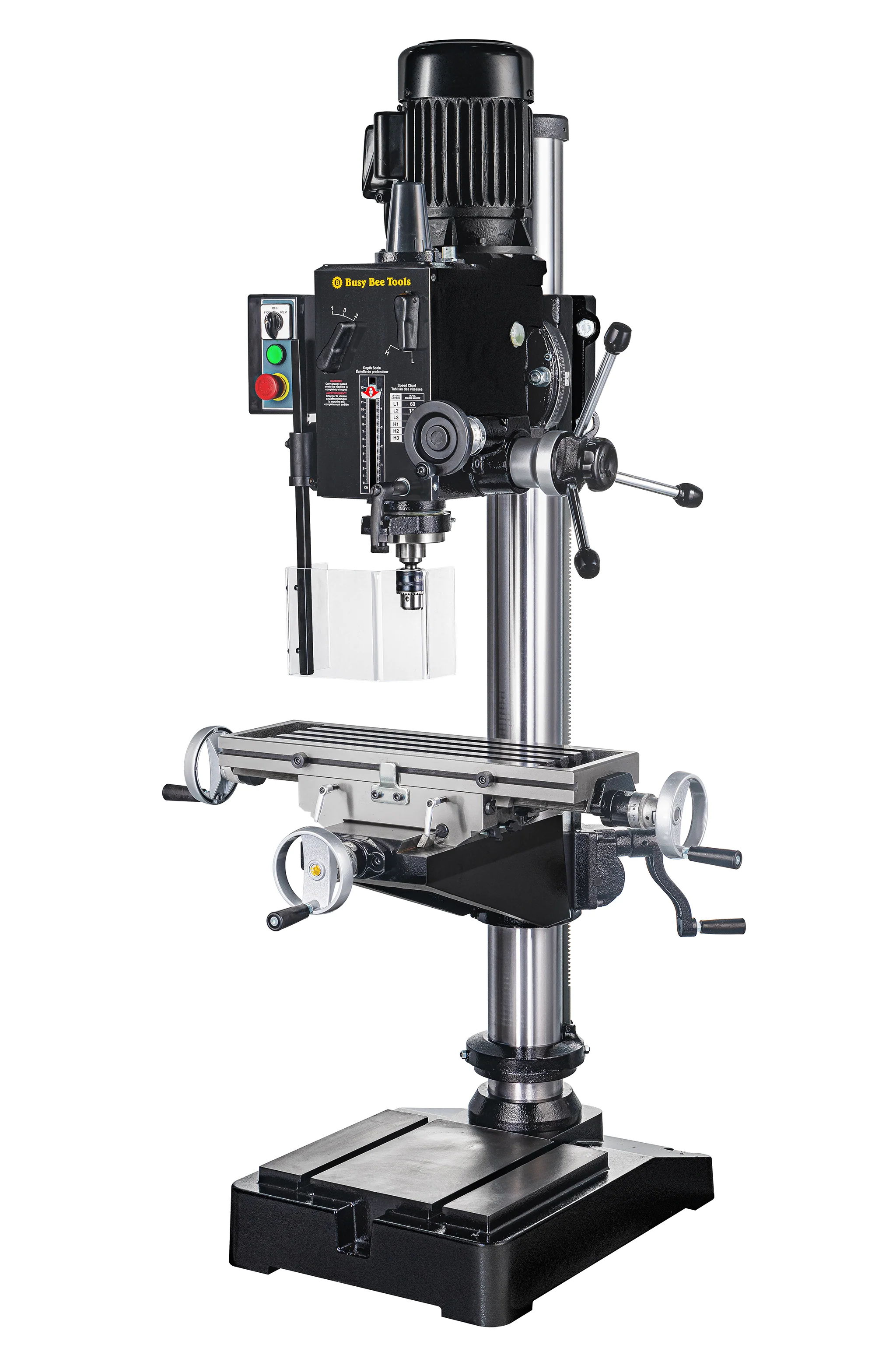 21" GEARHEAD MILLING DRILLING MACHINE