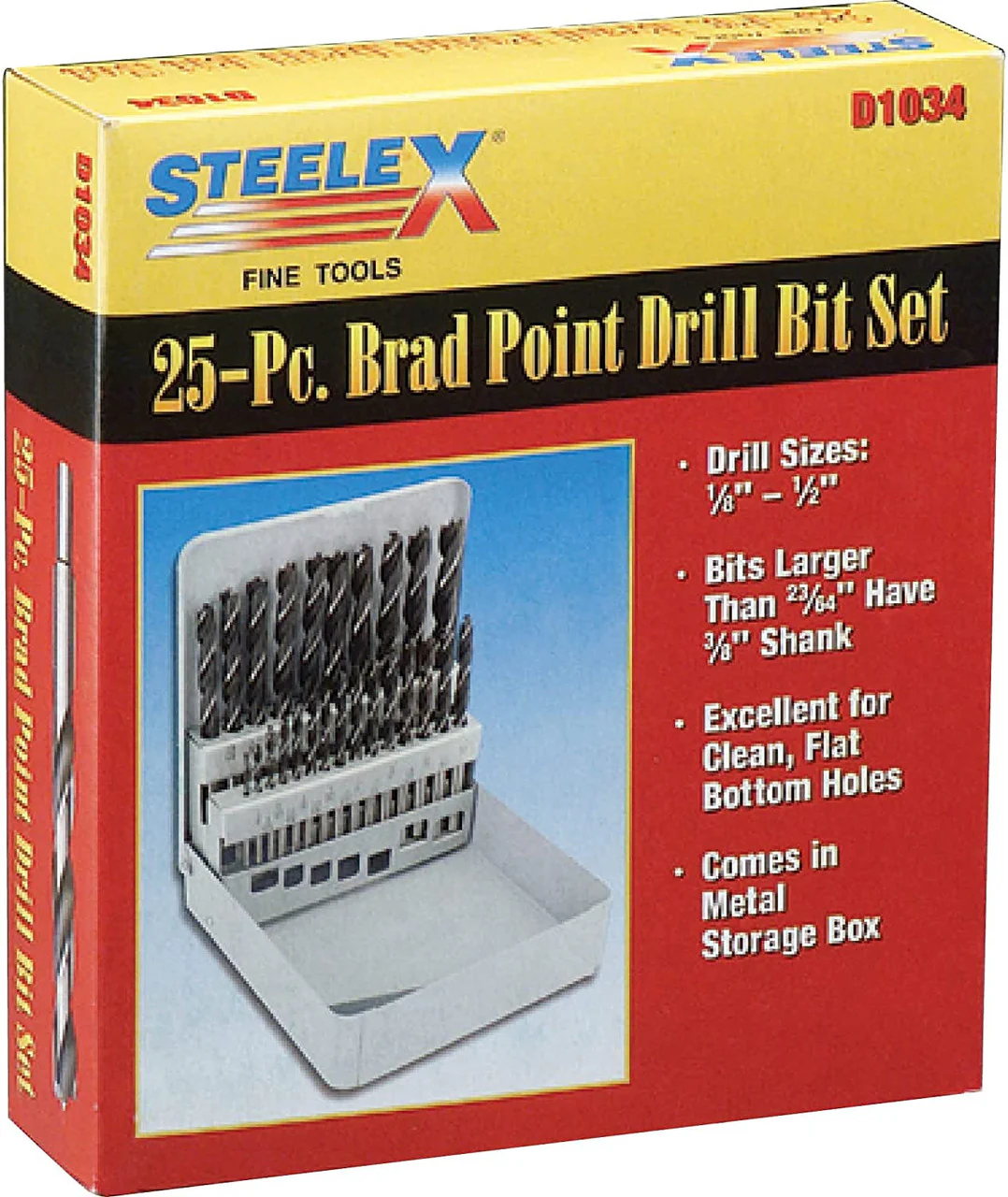 25 PC BRAD POINT BIT SET - Image 5