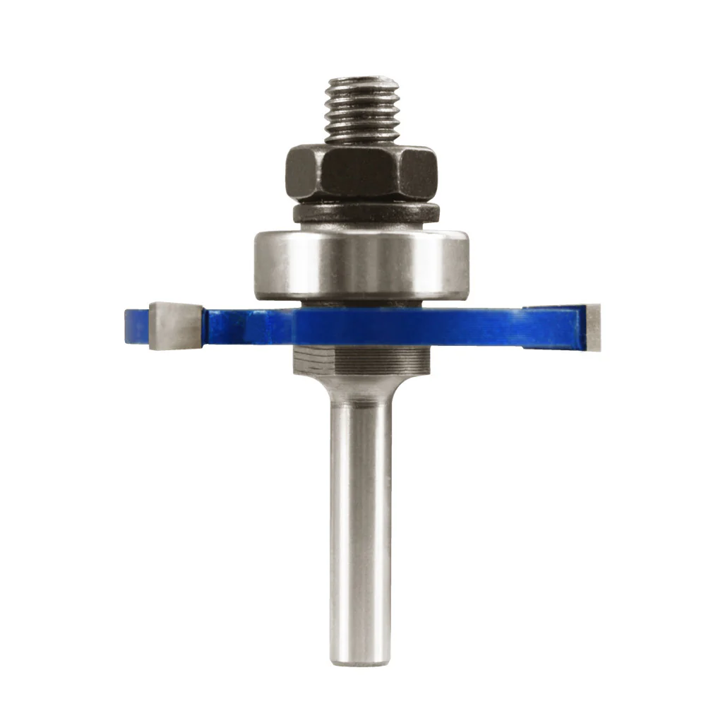 3/16" 3 WING SLOT CUTTER ROUTER BIT 1/4" - Image 2