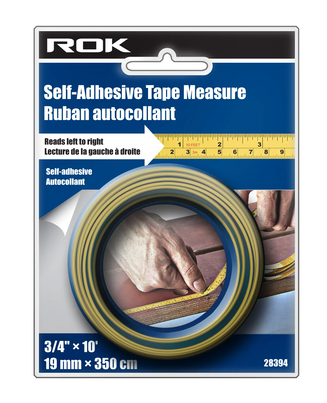 3/4" X 10' SELF ADHESIVE TAPE LEFT TO RI