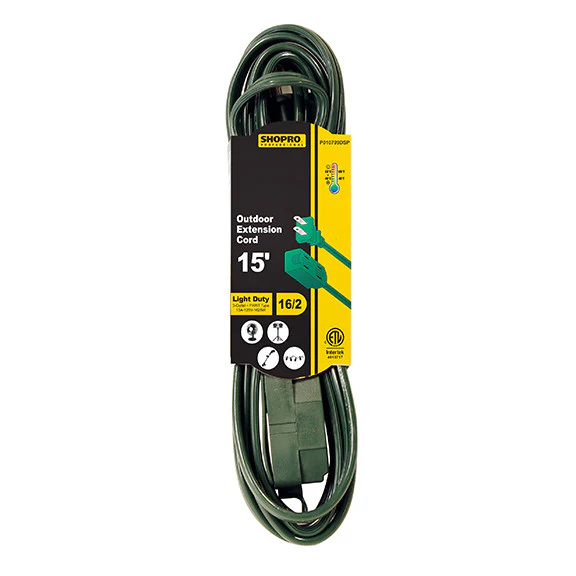 3 OUTLET EXTENSION CORD 15'