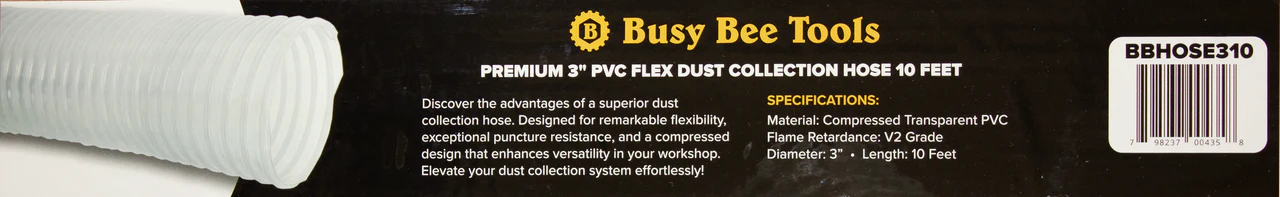 3" FLEX DUST COLLECTION HOSE 10 FEET - Image 3