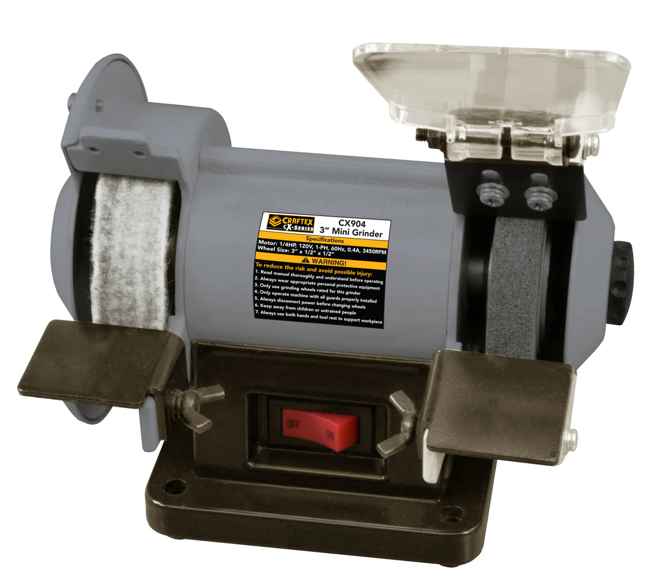 3" MINI GRINDER BUFFER WITH FLEX SHAFT CX904 - Image 3