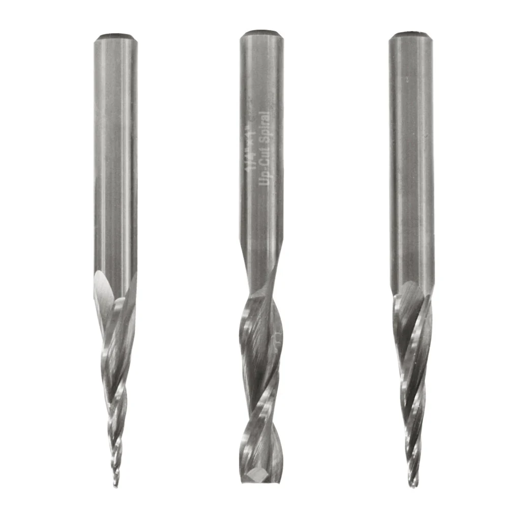 3PC FINE DETAIL CNC ROUTER BIT SET 1/4"S - Image 4