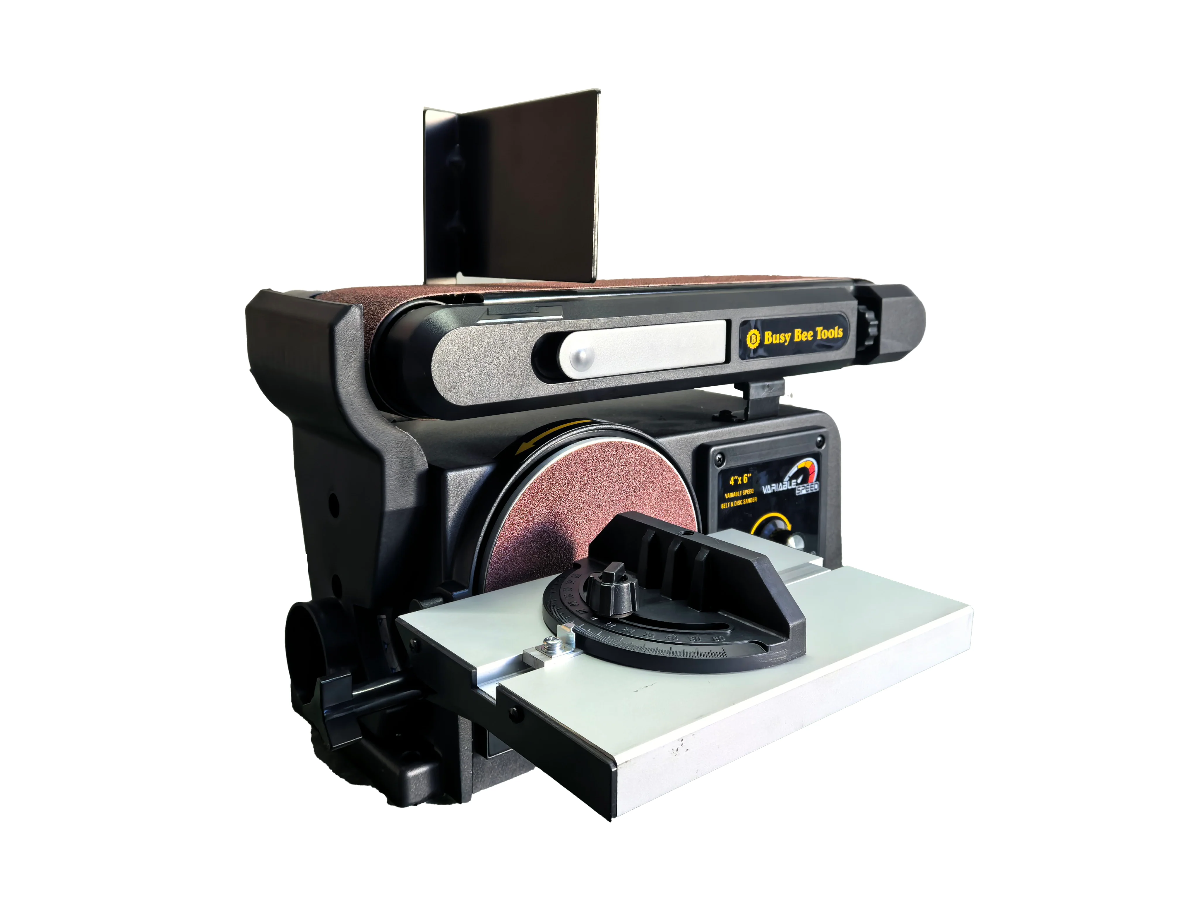 4" X 36" VARIABLE SPEED BELT DISC SANDER - Image 3