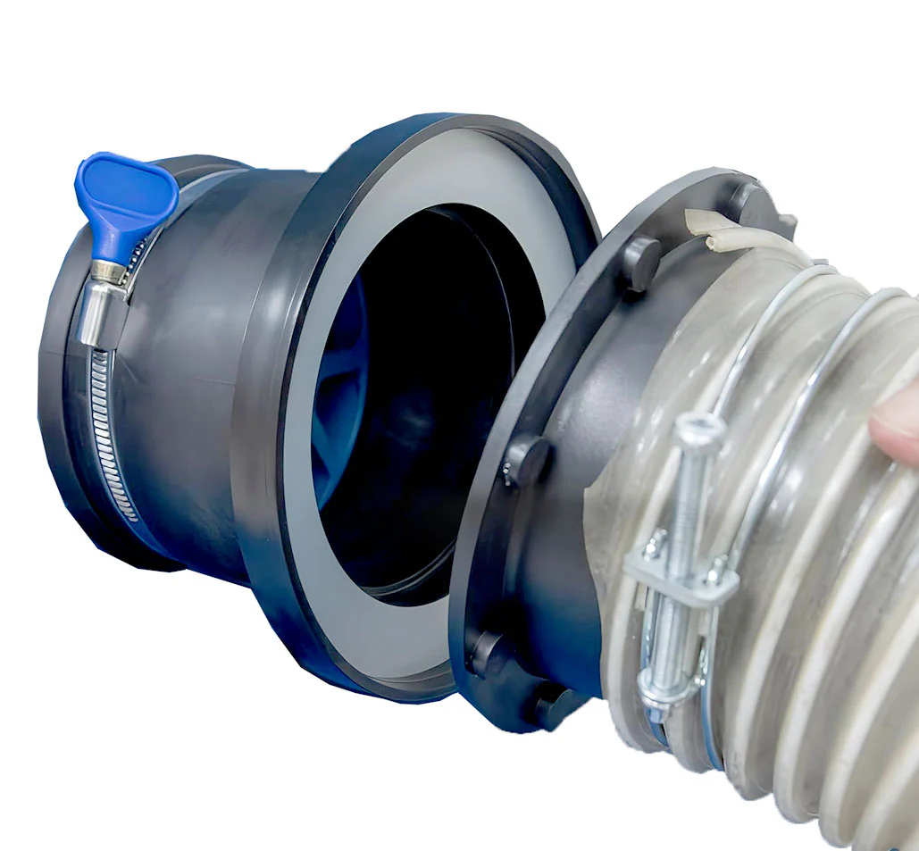4" MAGNETIC RUBBER CONNECTOR WITH CLAMP B4331 - Image 3