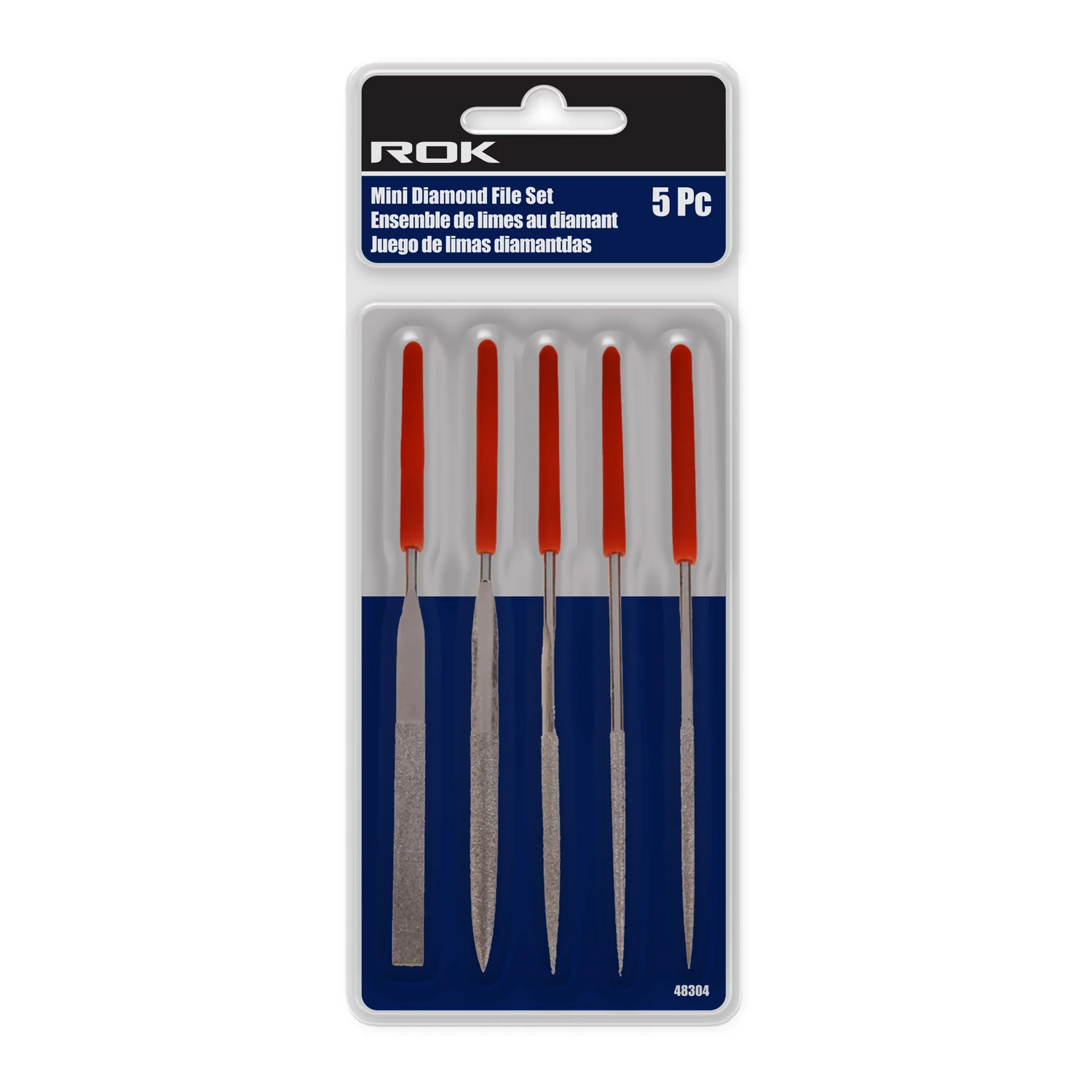 5 PC MINI DIAMOND FILE SET