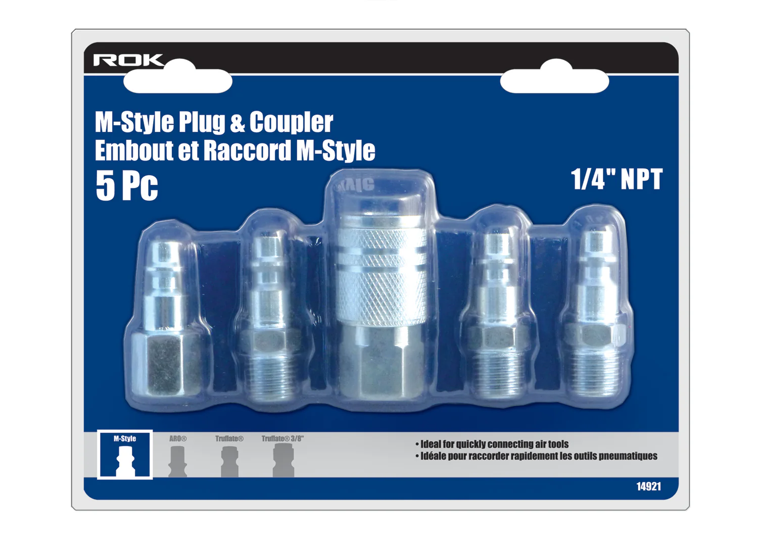 5 PC MSTYLE PLUG & COUPLER SET - Image 2