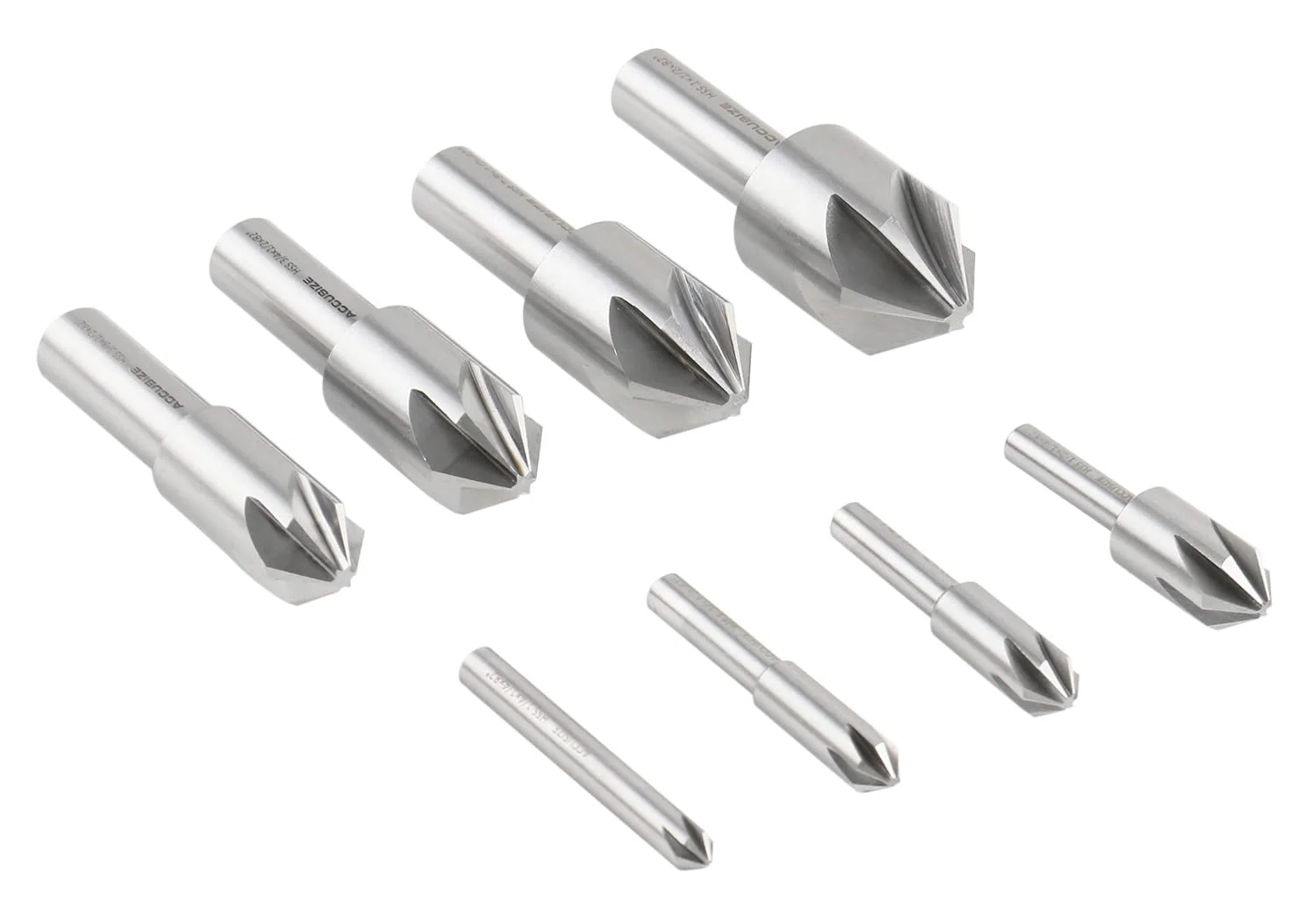 6 FLUTE HSS COUNTERSINK 90 DEG SET - Image 3