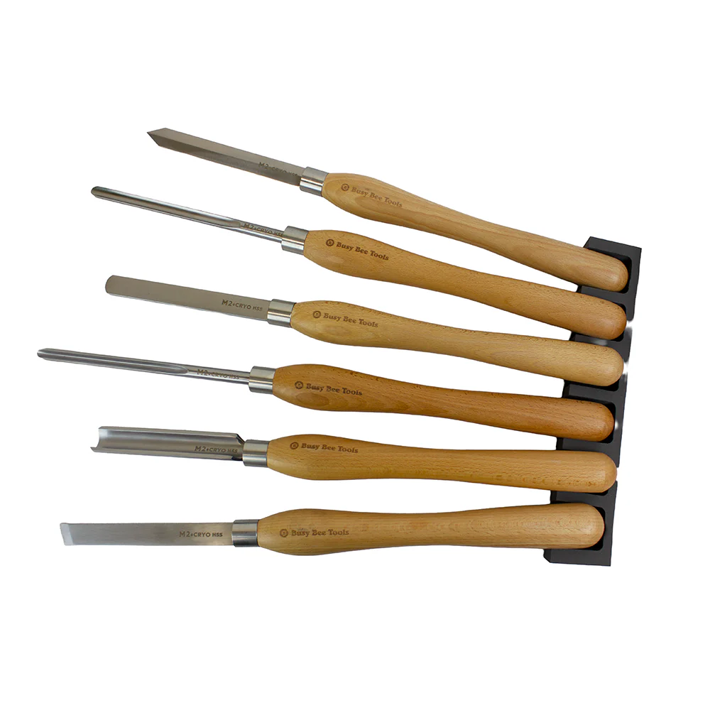 6PC M2 CRYO LATHE CHISEL DETAIL SET BBTURNSET4 - Image 2