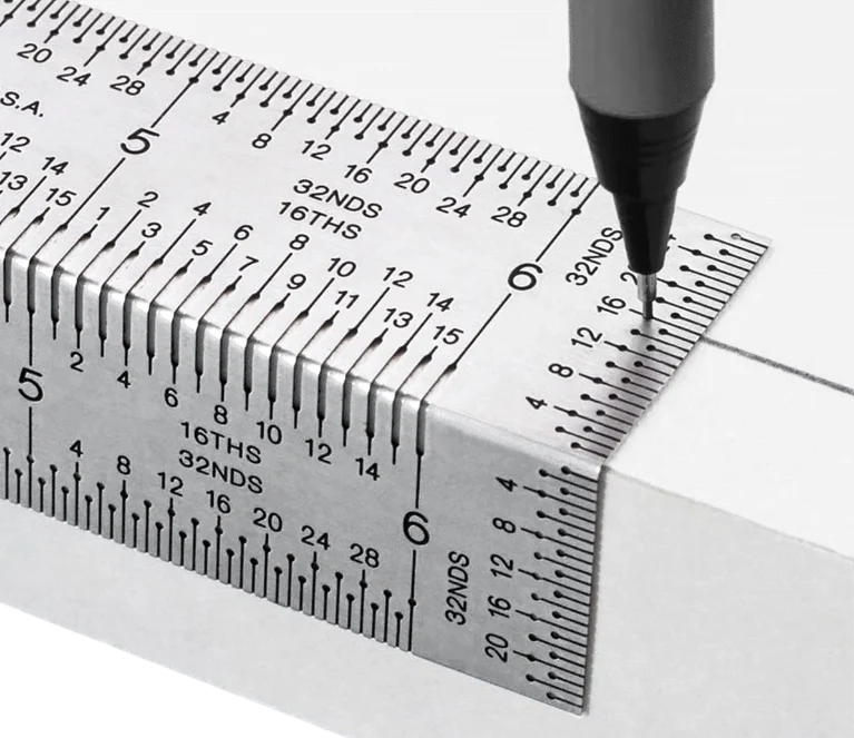 7" PRECISION MARKING ANGLE RULER SET