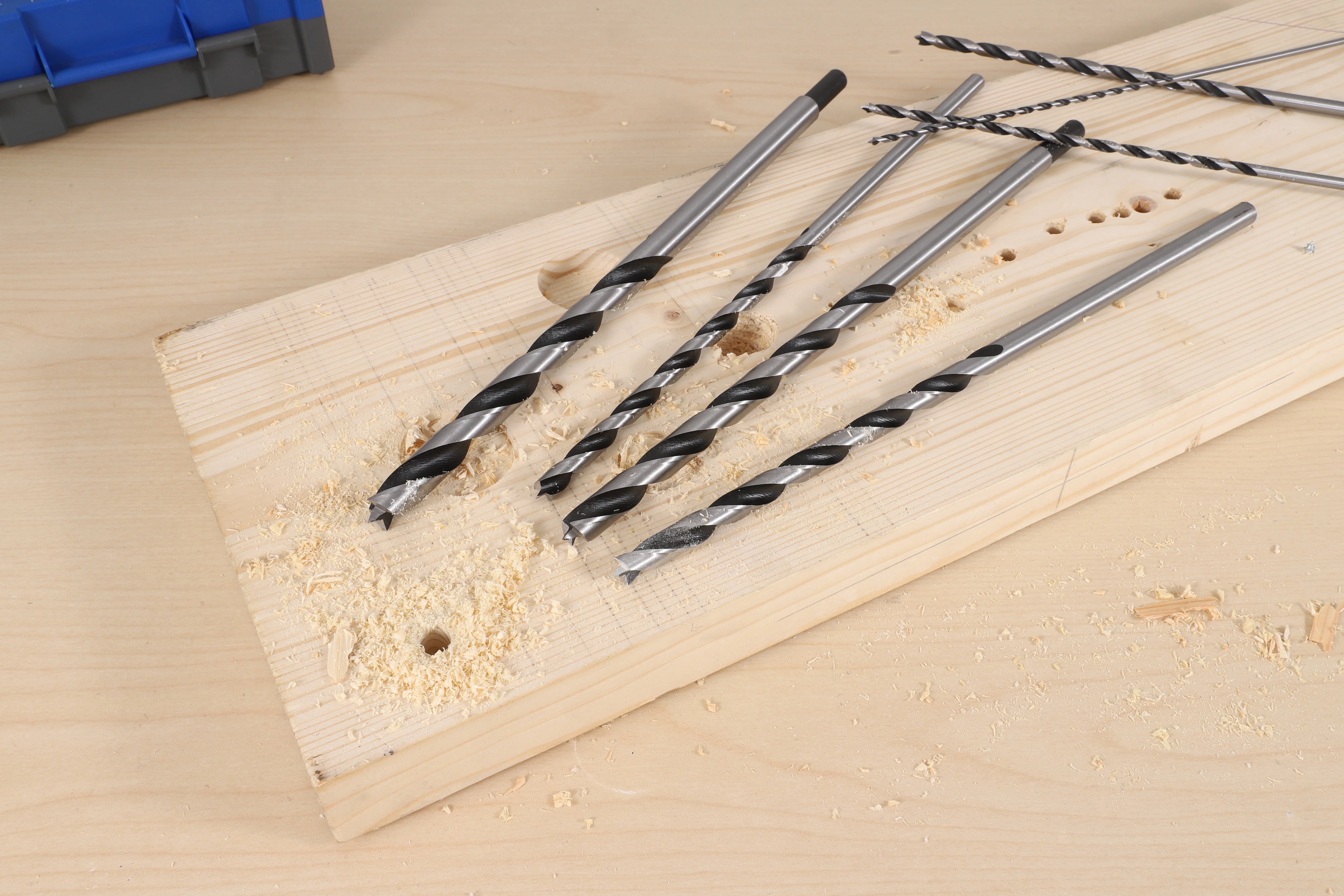 7PC LONG REACH BRAD POINT WOOD DRILL SET - Image 4
