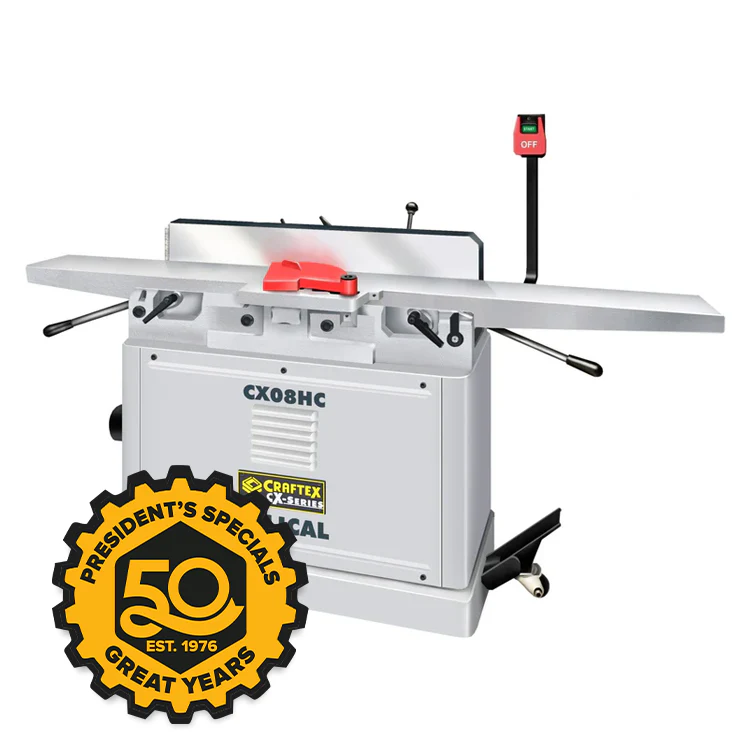 8" HELICAL HEAD JOINTER 3HP