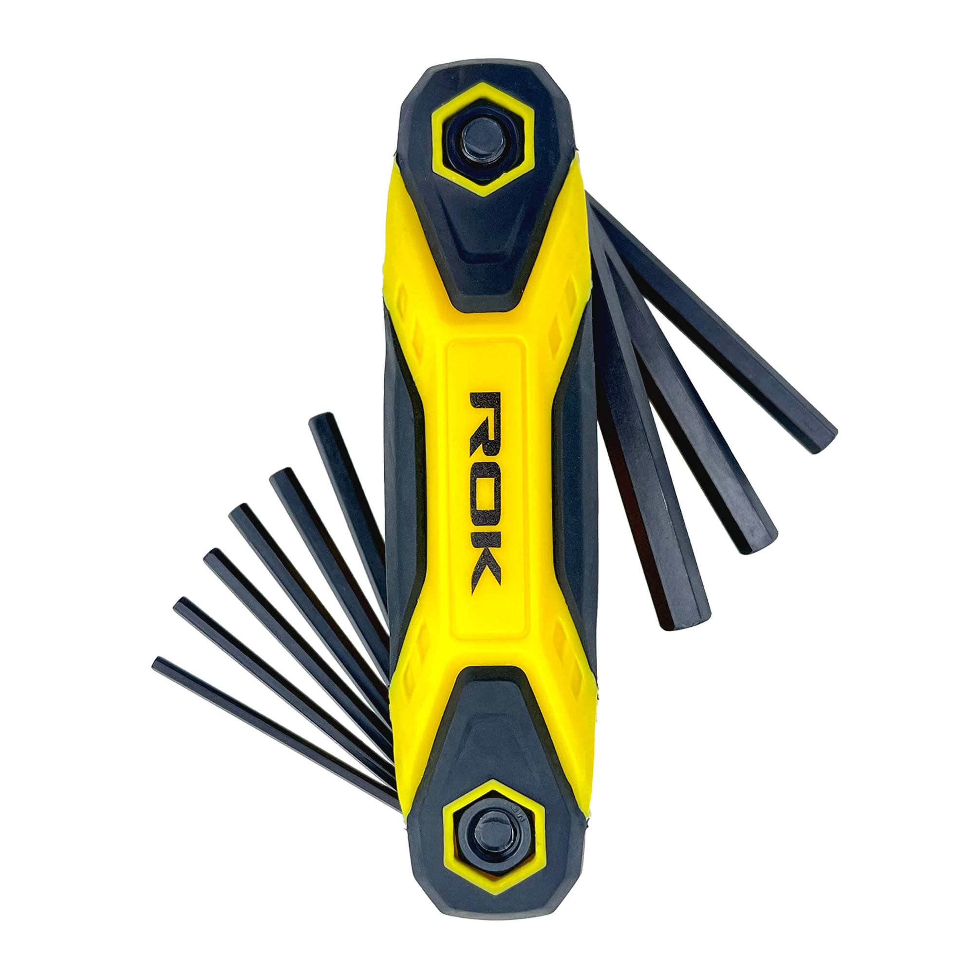 9 PC FOLDING SAE HEX KEY SET - Image 3
