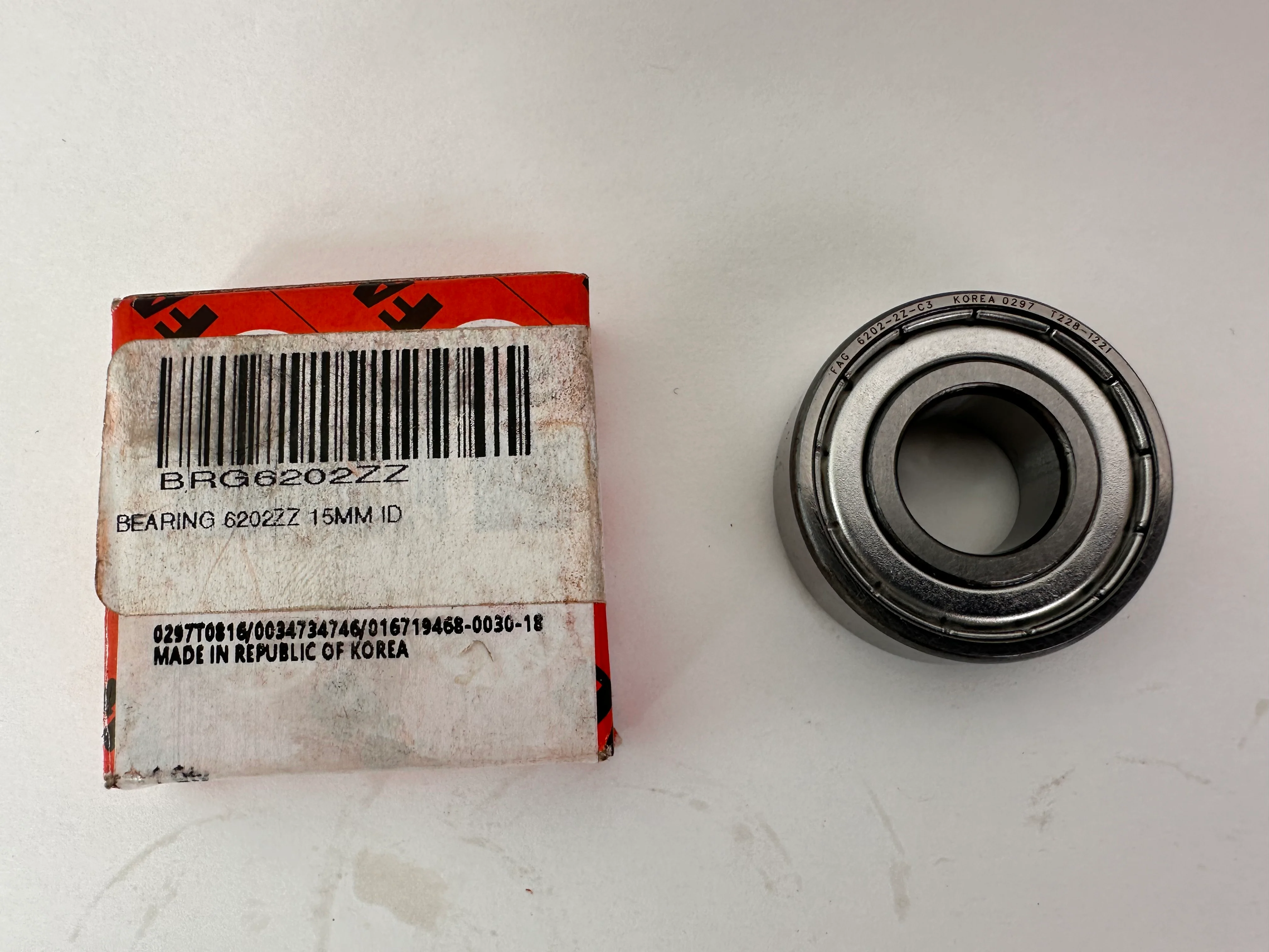 BEARING 6202ZZ (I.D 15MM O.D 35MM W 11MM - Image 2