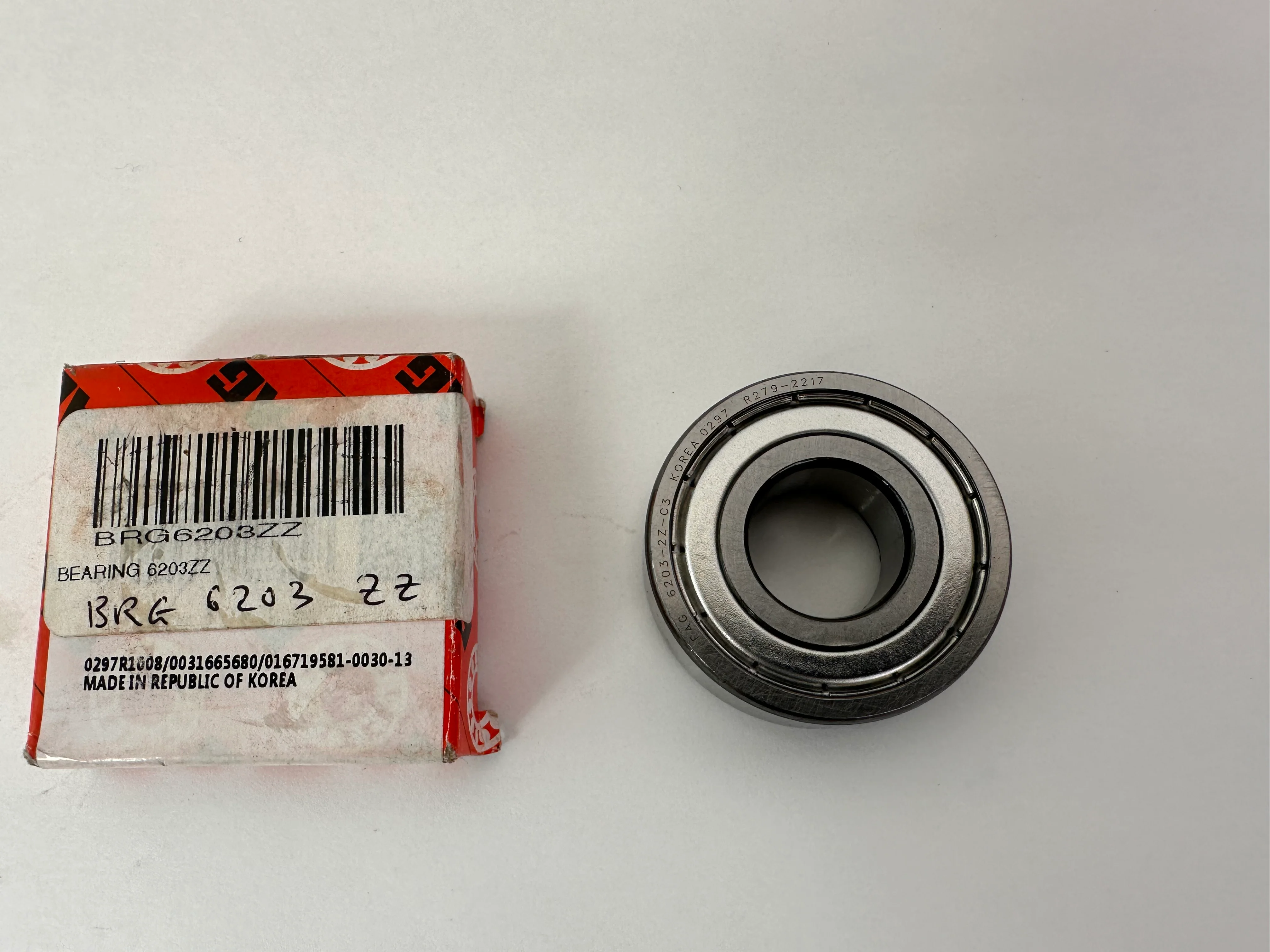 BEARING 6203ZZ (I.D 17MM O.D 40MM W 12MM