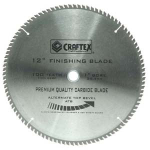 SAW BLADE 12" X 100T ATB  CRAFTEX