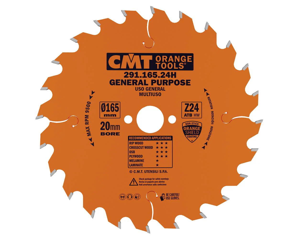 CMT GENERAL PURPOSE SAW BLADE 6 1/2  X 2