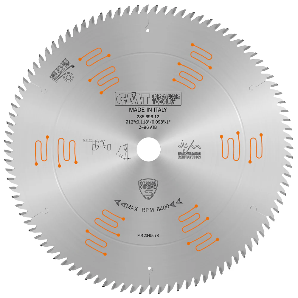 CMT ULTRA FINISH BLADE 10"X 80 ATB