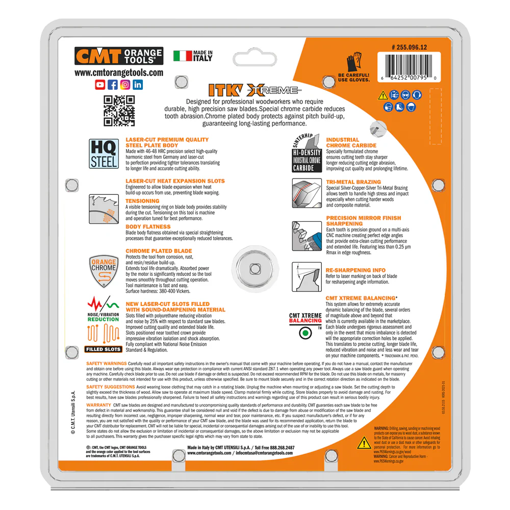 CMT ULTRA FINISH ITK BLADE 12''X 96 HI-A - Image 3