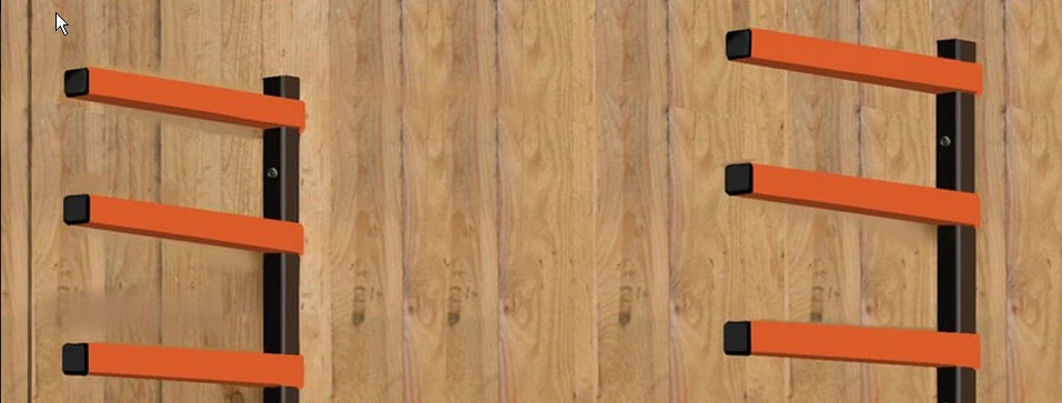 3 SHELF LUMBER STORAGE RACK - Image 3