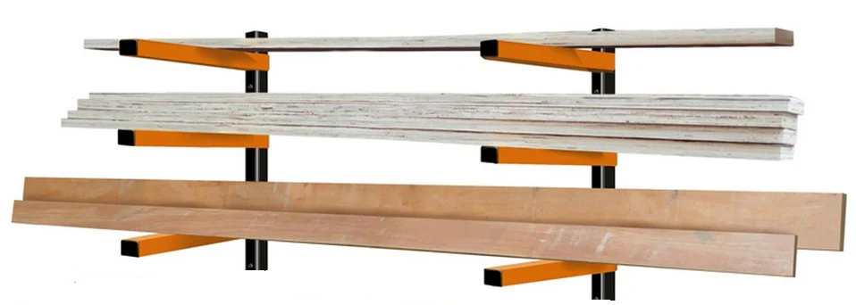 3 SHELF LUMBER STORAGE RACK - Image 4
