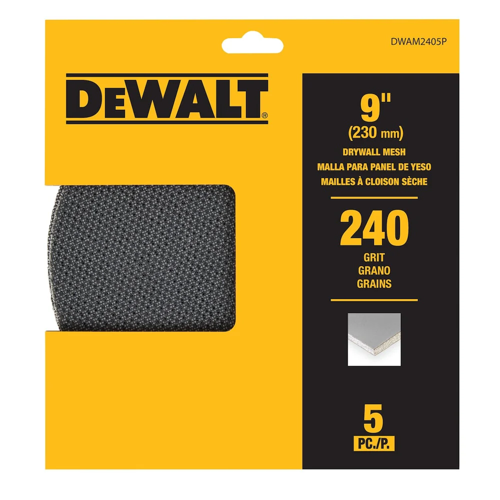 DEWALT DRYWALL MESH, 9 IN., 5-PACK, 240G DWAM2405P - Image 2