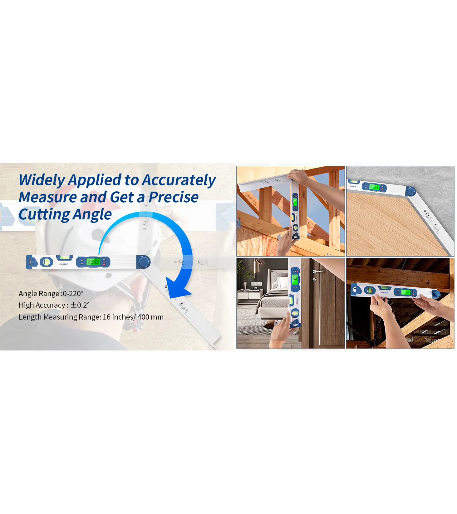 DIGITAL LEVEL & PROTRACTOR 4 IN 1 - Image 3