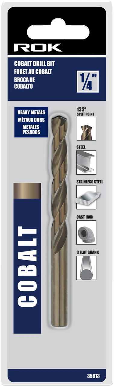 DRILL BIT COBALT 1/4 IN