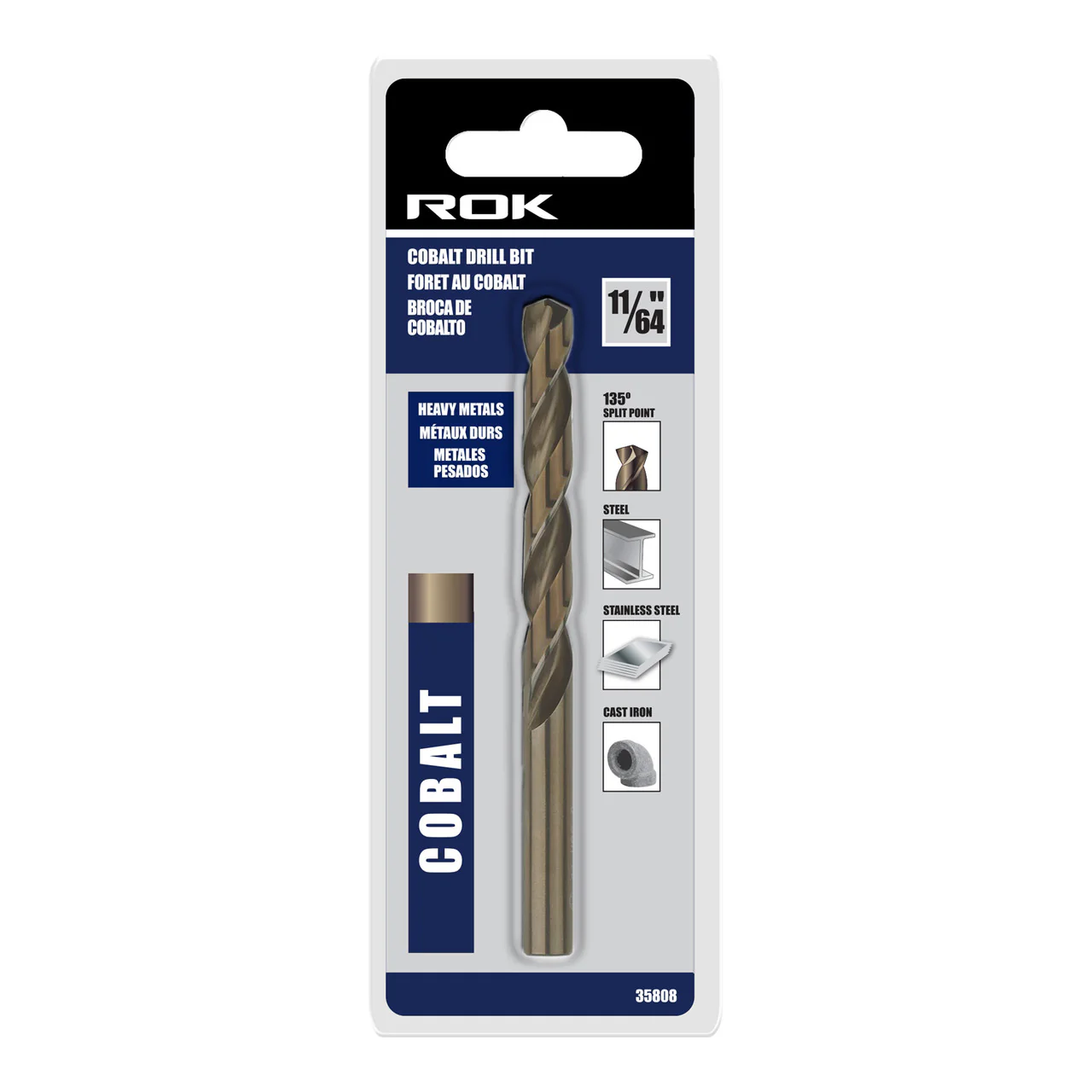 DRILL BIT COBALT 11/64 IN