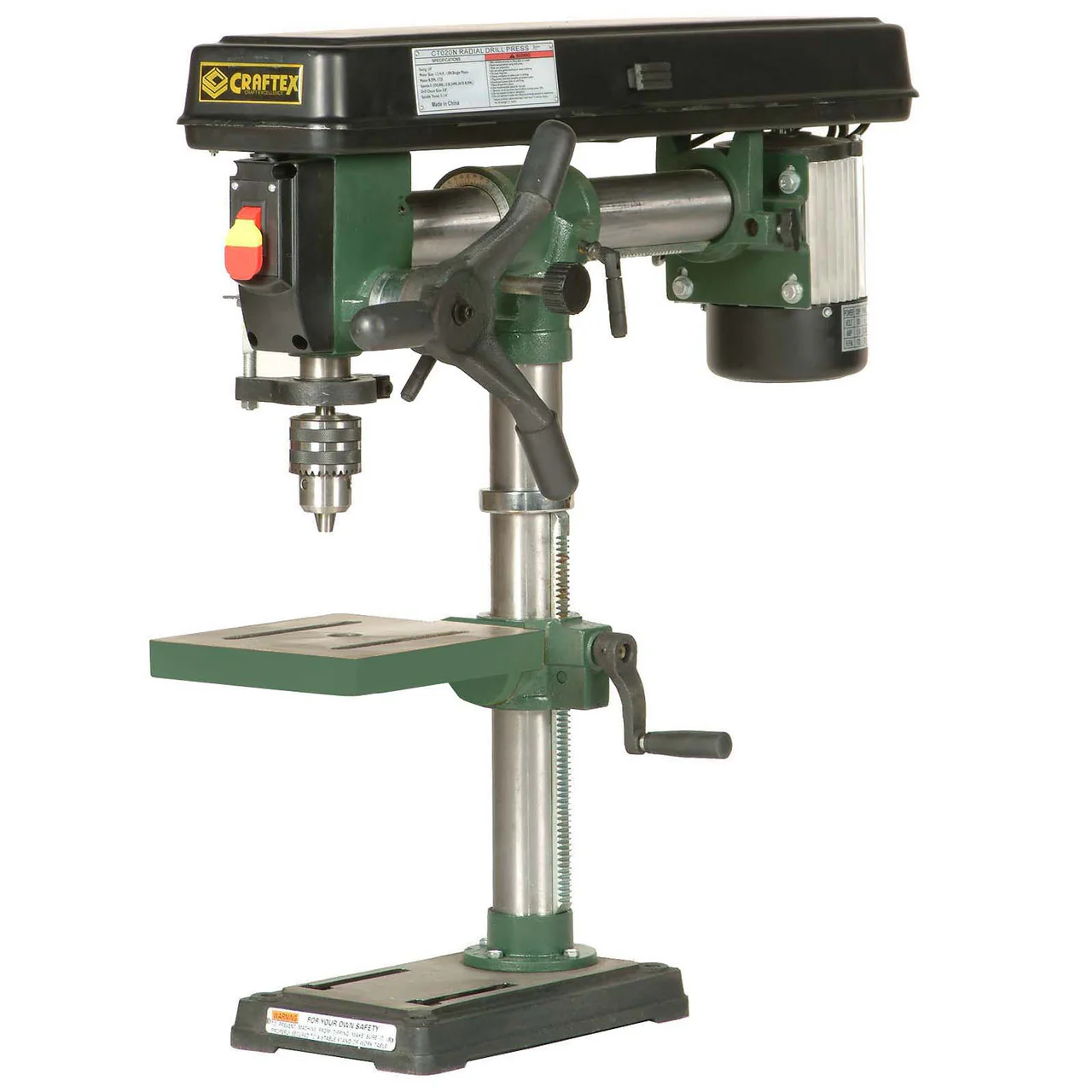RADIAL DRILL PRESS 1/2HP