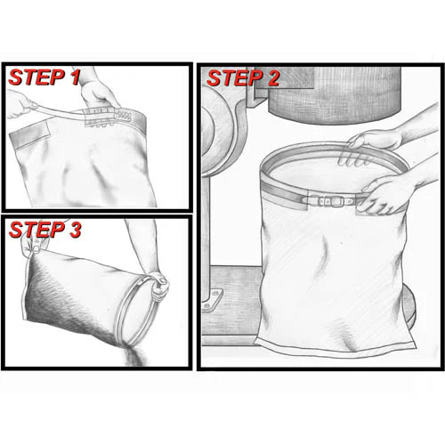EASY ON DUST COLLECTION BOTTOM BAGS 5HP - Image 3