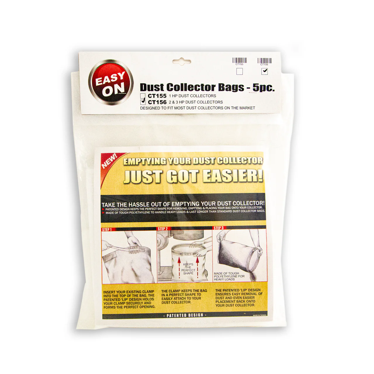 5PC EASY ON DUST COLLECTION BOTTOM BAGS 2HP - Image 4