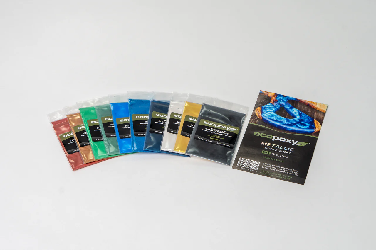 ECOPOXY SET 2 10 METALLIC SAMPLES - Image 2