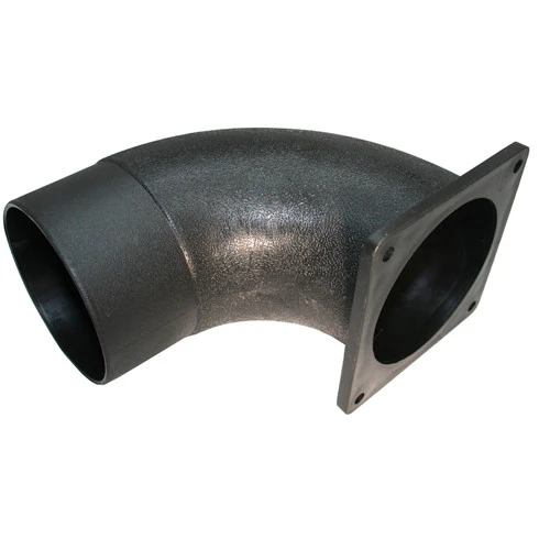4" ELBOW WITH FLANGE FOR DUST COLLECTION