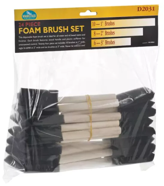 FOAM BRUSH SET 24PC - Image 2