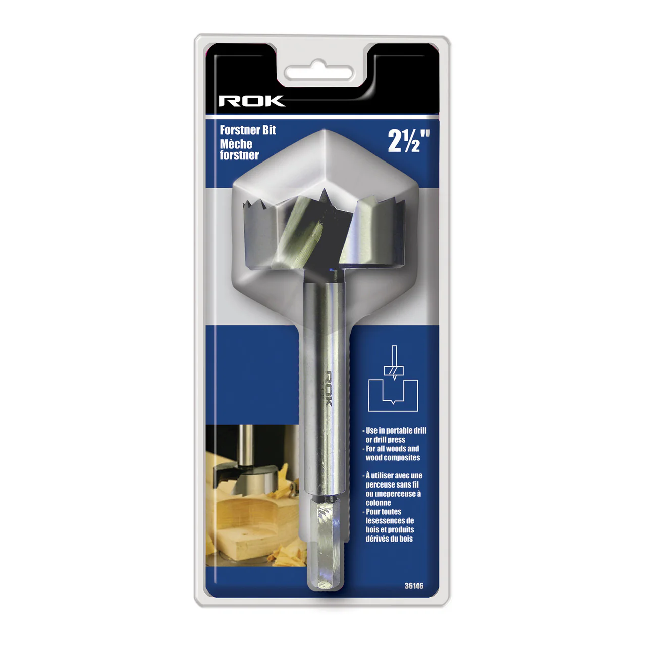 FORSTNER BIT 2-1/2 INCH