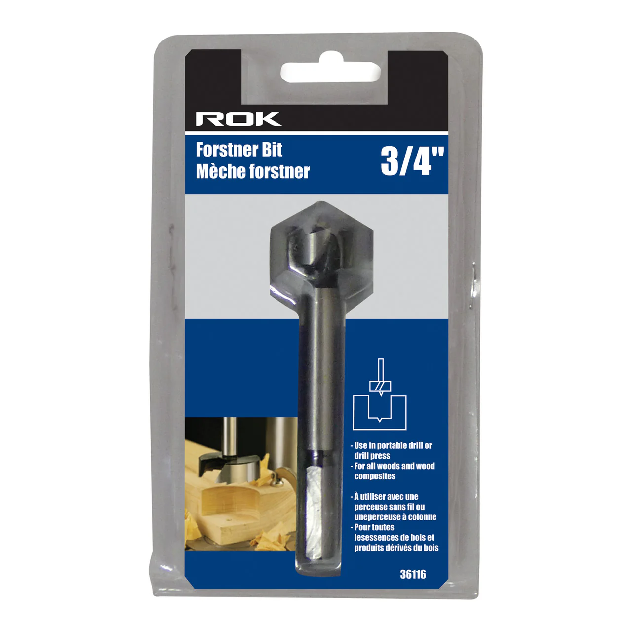 FORSTNER BIT 3/4 INCH