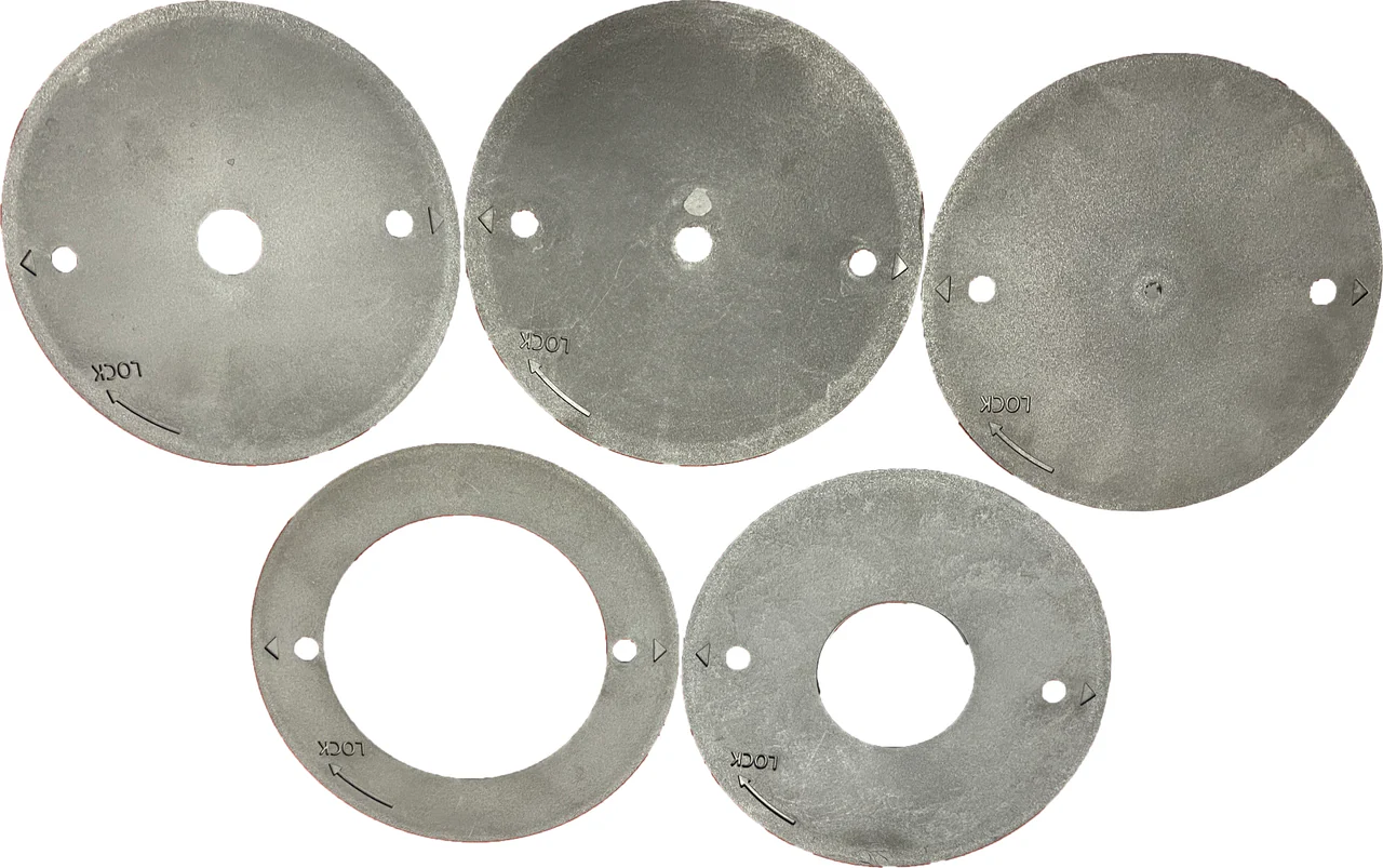 INSERT RINGS 1/4", 1/2", 2 1/2", 1 3/8"