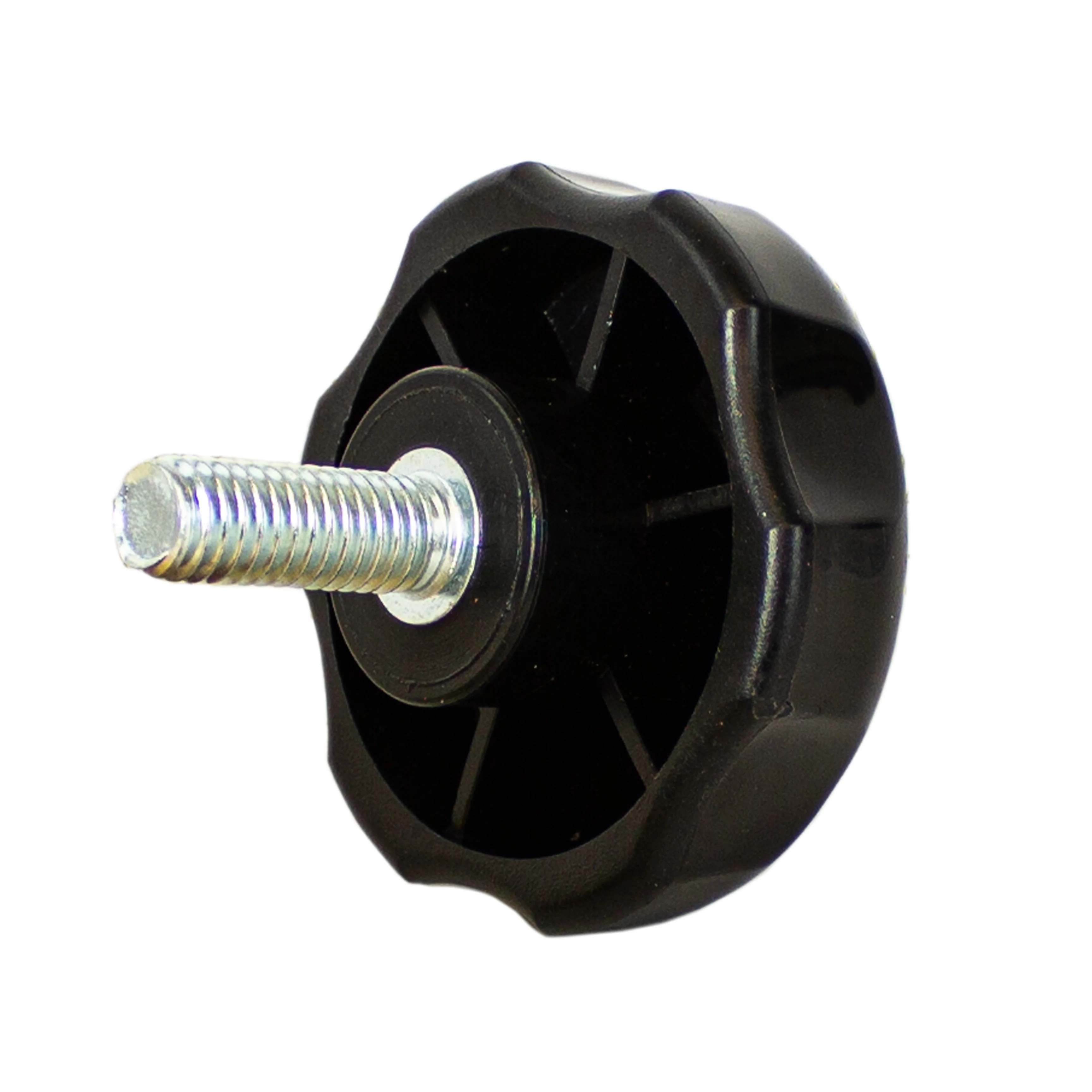 KNOB STAR 1" STUD 2 1/4"D X3/8" X 16 TPI
